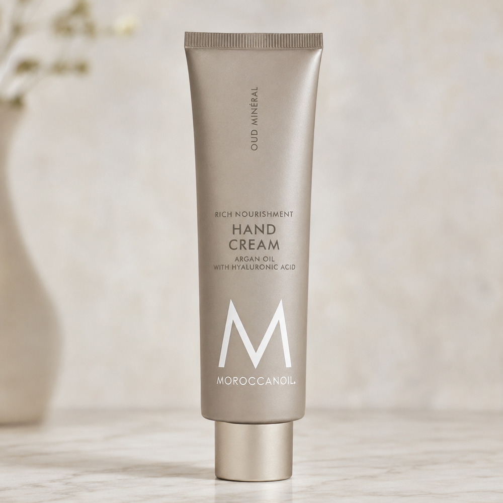 Moroccanoil Oud Mineral Hand Cream Argan Oil Hyaluronic Acid 3.4 oz New Sealed